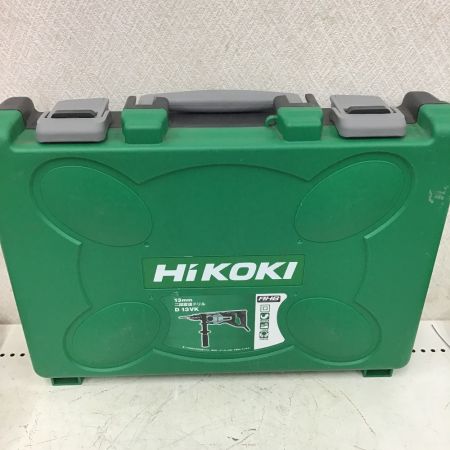  HiKOKI ハイコーキ ドライバドリル　2段変速ドリル　13㎜　100V　ケース付き D13VK