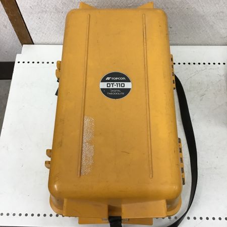  TOPCON デジタルセオドライト　トランシット　ケース付　測量機 TD-110