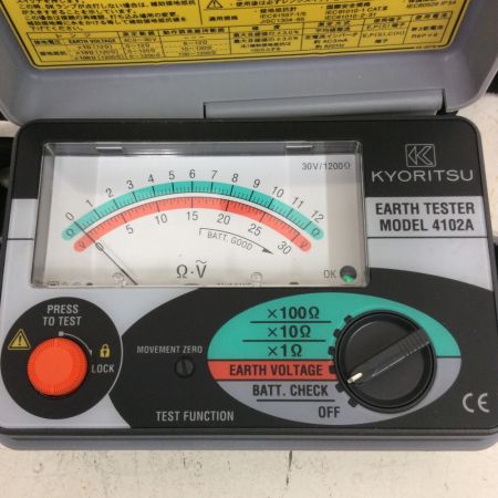  KYORITSU 接地面抵抗計 4102A