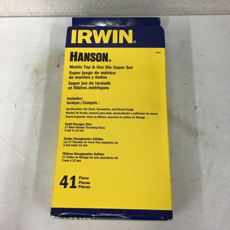  IRWIN タップ&ダイスセット 26317