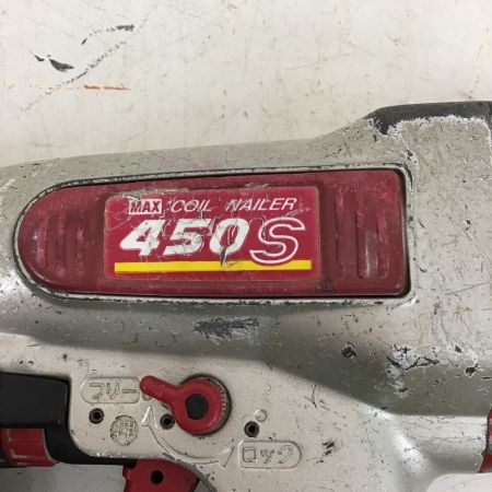  MAX マックス 常圧 釘打ち機　コイルネイラ　ケース・取説付 CN-450S