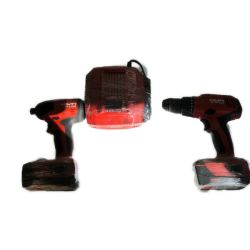 ◇◇ Hilti ヒルティ ユニバーサルキット　インパクトドライバー ドリルドライバ バッテリー２個 充電器 6H-A22/SID4-A22 Bランク