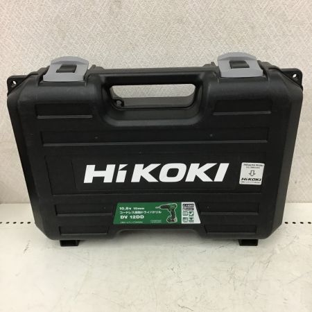  HiKOKI ハイコーキ コードレス振動ドライバドリル　10.8V 10㎜ 電池4.0Ah 2個 充電器付 DV 12DD
