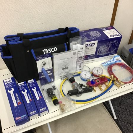 【中古】 TASCO エアコン工具セット 付属品完備 TA23AB Bランク