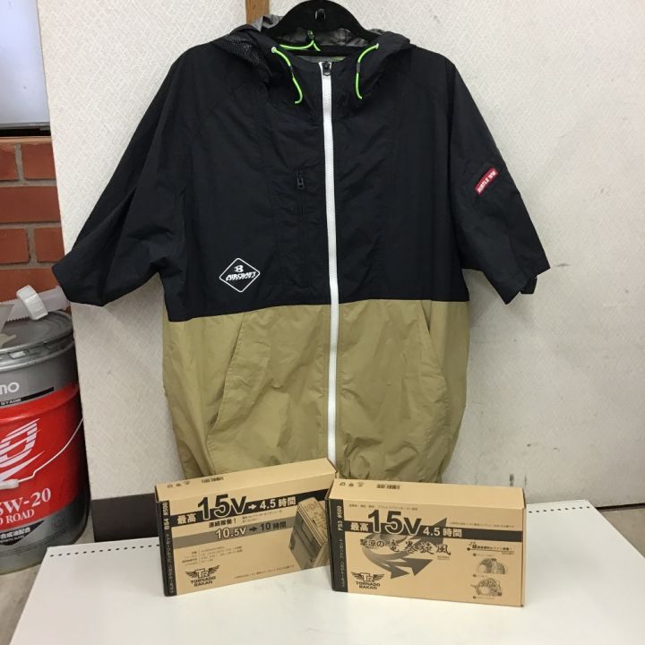 トルネードドラカンセット BURTLE 空調服 XL AC1086半袖ブルゾン