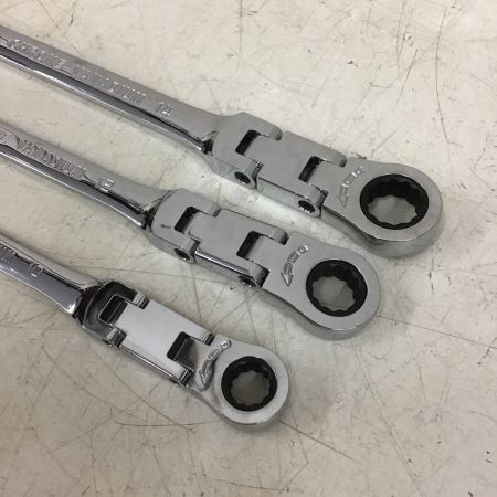  Seednew フレックスロック メガネレンチ 3本セット S-FLMM3S