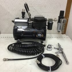 ◇◇ Iwatani イワタニ エアブラシ用 オイルフリー ミニコンプレッサー　ブラシセット IS-850 Bランク