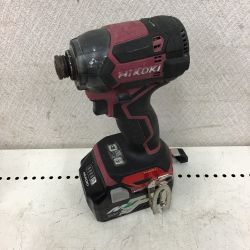 ◇◇ HiKOKI ハイコーキ 充電式 インパクトドライバ　バッテリー付 WH36DC Bランク