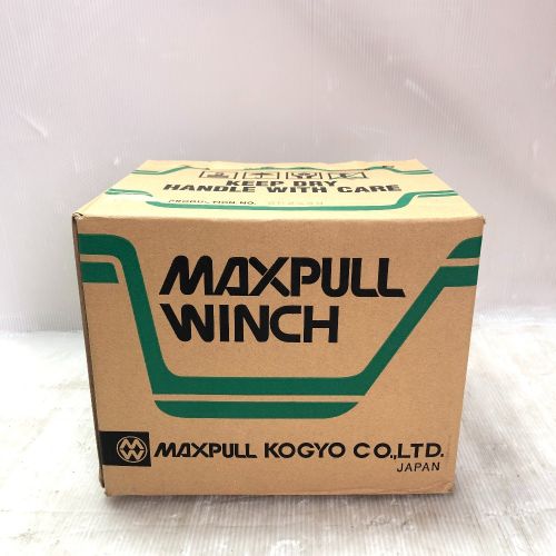 中古】 MAXPULL 回転式マックスプルウインチ 200kg PM-200 Sランク