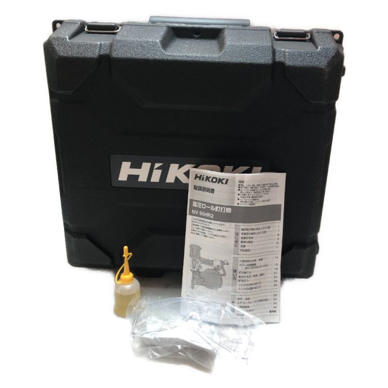 中古】 HiKOKI ハイコーキ 90ｍｍ 高圧ロール釘打ち機 限定色 NV90HR2