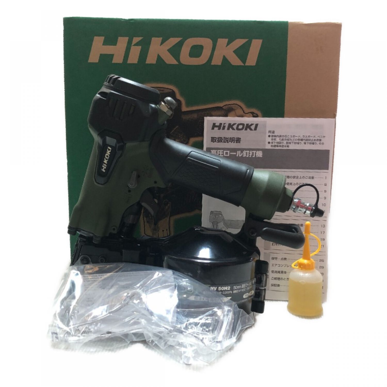 新品未使用】HIKOKIハイコーキNV50H2 高圧ロール釘打ち機 - 工具 