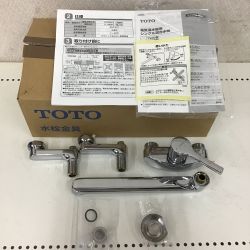 ◇◇ TOTO トートー 先止め式壁付シングル混合水栓 湯側角度規制 Sランク