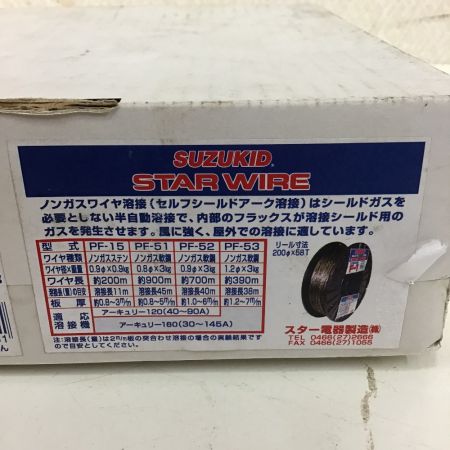  SUZUKID フラックス入半自動溶接機用ワイヤ　ステンレス用ワイヤ pf-15 k