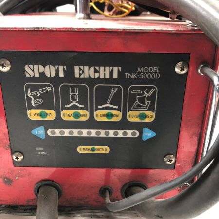   スポット溶接機 通電チェックＯＫ。スポット溶接１回確認。 TNK-5000D