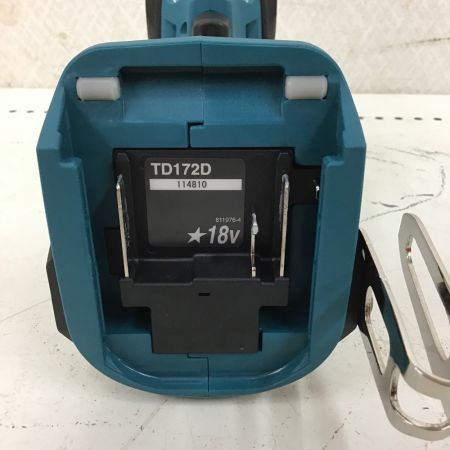  MAKITA マキタ インパクトドライバ　本体のみ TD172DRGX B
