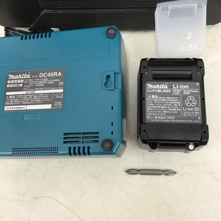  MAKITA マキタ 充電式 インパクトドライバ　オリーブ　充電器・充電池×2・ケース付 TD001G