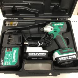◇◇ MAKITA マキタ 充電式 インパクトドライバ　14.4V　充電器・充電池２コ・ケース付 MTD001DSX Bランク
