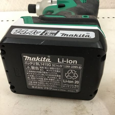  MAKITA マキタ 充電式 インパクトドライバ　14.4V　充電器・充電池２コ・ケース付 MTD001DSX