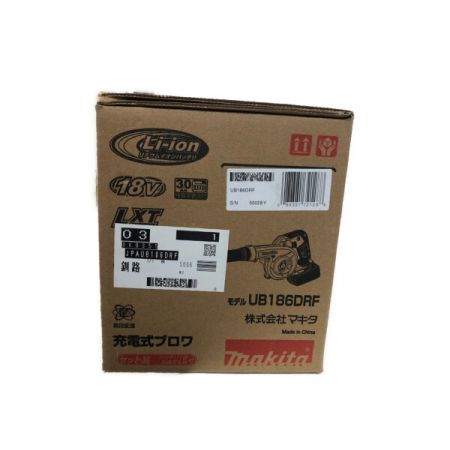  MAKITA マキタ 充電式ブロワ　充電器・充電池１コ UB186DRF