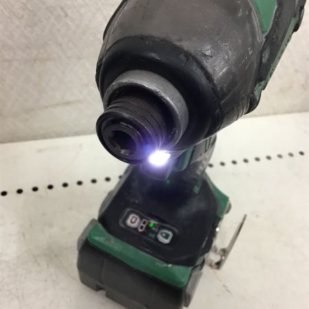  HITACHI 日立 充電式 インパクトドライバ　充電器・バッテリー2個（5.0Ah）・ケース付 WH14DDL2