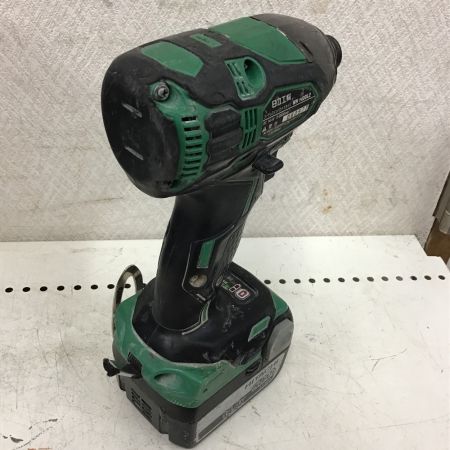  HITACHI 日立 充電式 インパクトドライバ　充電器・バッテリー2個（5.0Ah）・ケース付 WH14DDL2