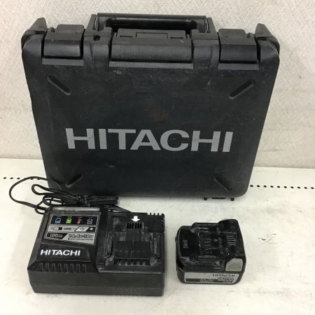  HITACHI 日立 充電式 インパクトドライバ　充電器・バッテリー2個（5.0Ah）・ケース付 WH14DDL2