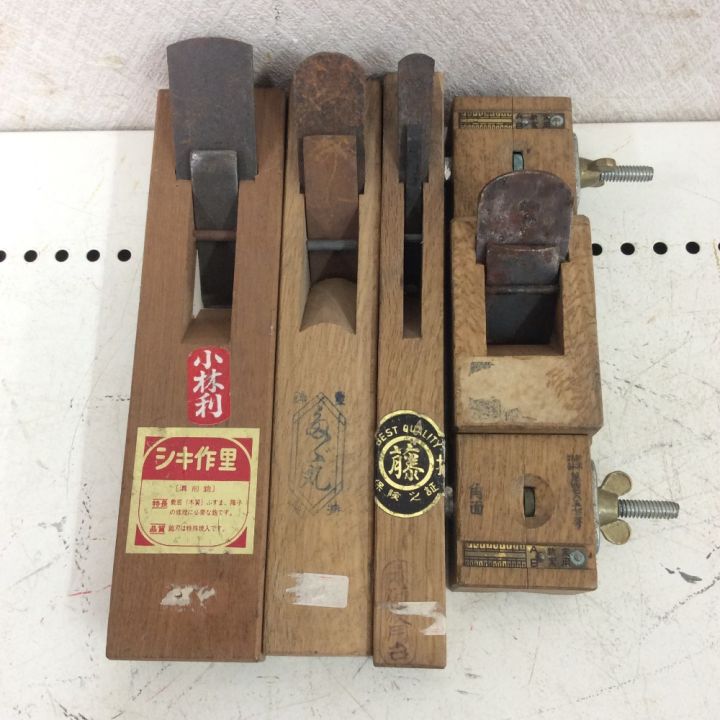 カンナ14点セット 大工道具 かんな 鉋14本 刃のみ7枚 【彦四郎 勘