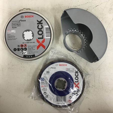  BOSCH ボッシュ ディスクグラインダー 付属品完備 アクセサリーセット ワンタッチX-LOCKシステム GWX18V-10SC5J