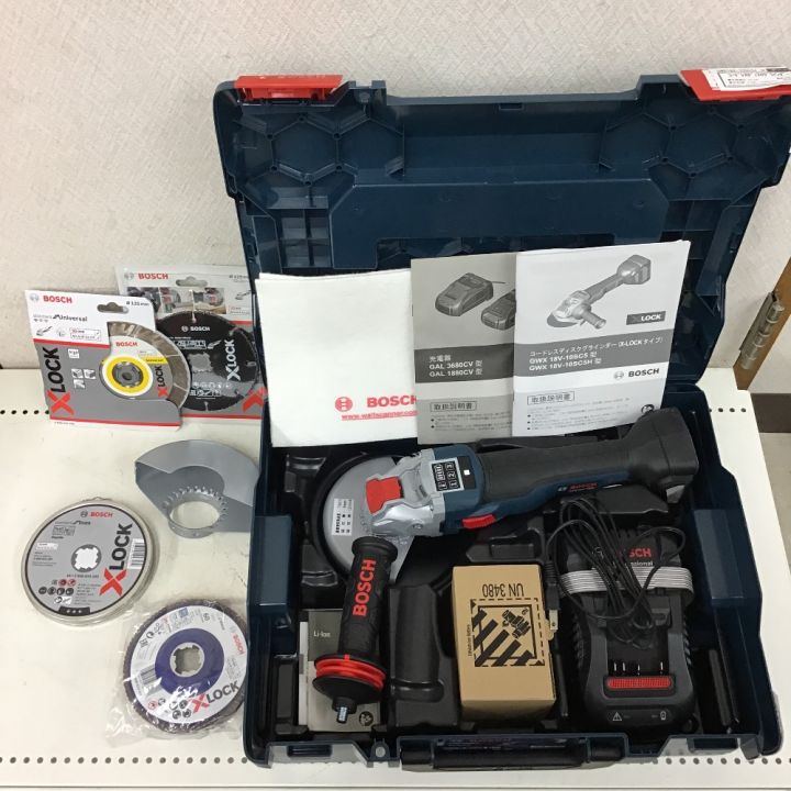 BOSCH ボッシュ ディスクグラインダー 付属品完備 アクセサリーセット ワンタッチX-LOCKシステム GWX18V -10SC5J｜中古｜なんでもリサイクルビッグバン