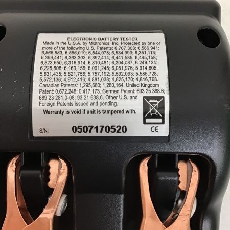  BANZAI バッテリーテスター　ロール紙・取説付 MDX-P300