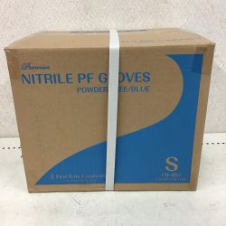 ◇◇ ファーストレイト プレミア ニトリルPFグローブ 使い捨てゴム手袋 パウダーなし ブルー S 100枚×10箱 FR-851 Sランク