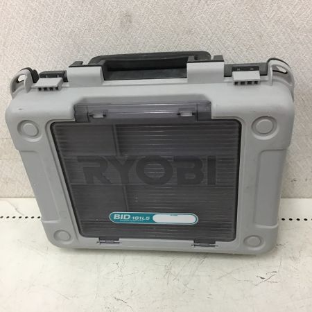  RYOBI リョービ インパクトドライバ　充電器・充電池・ケース付　動作不安定 BID-181