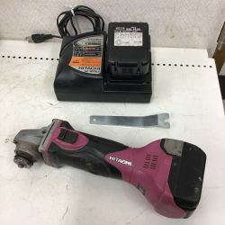 ◇◇ HITACHI 日立 ディスクグラインダー　充電器・充電池付 G14DSL Bランク