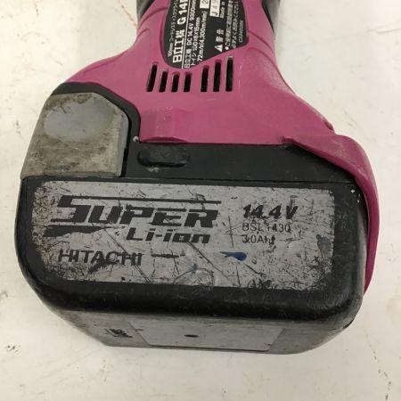  HITACHI 日立 ディスクグラインダー　充電器・充電池付 G14DSL