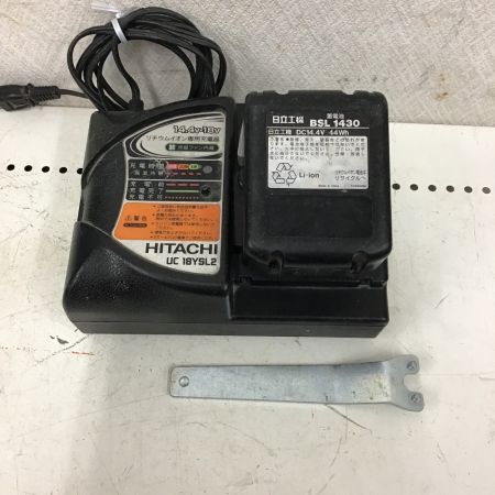  HITACHI 日立 ディスクグラインダー　充電器・充電池付 G14DSL