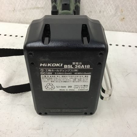  HiKOKI ハイコーキ 充電式 インパクトドライバ　充電器・充電池２コ・ケース・取説付 WH36DC