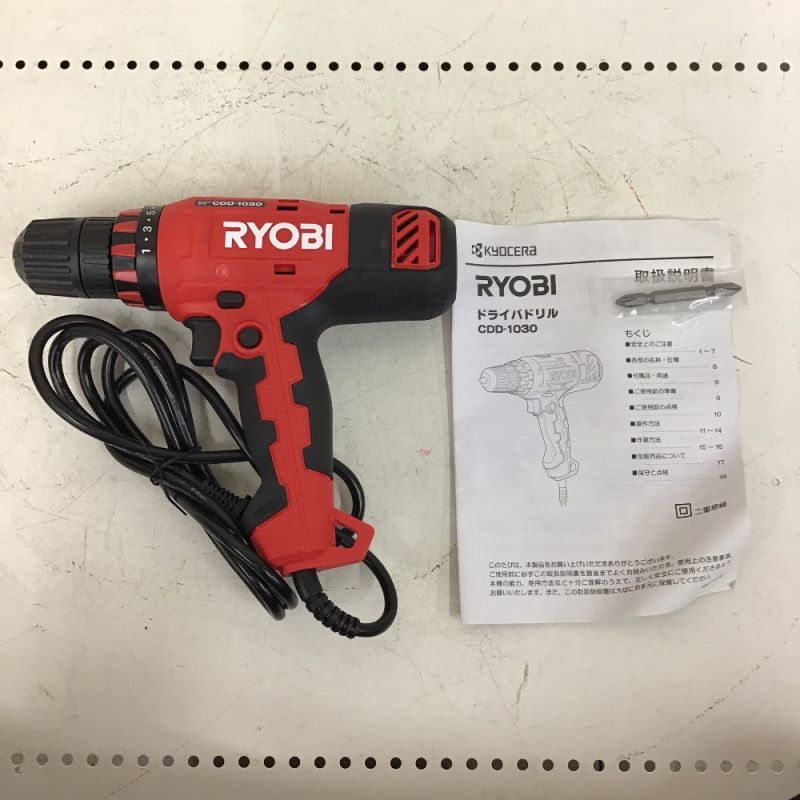 中古】 RYOBI リョービ ドライバドリル 100V CDD-1030｜総合リサイクル