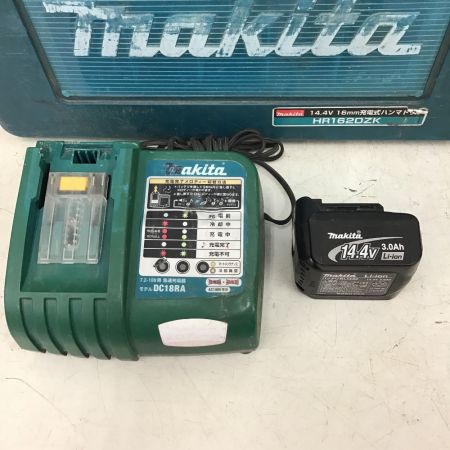  MAKITA マキタ 16ｍｍ 充電式 ハンマドリル　14.4V　充電器・充電池・ケース付 HR162D