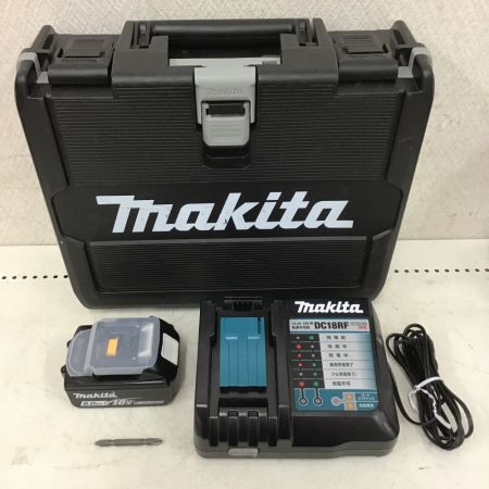  MAKITA マキタ 充電式 インパクトドライバ　18V　充電器・充電池２個・ケース付 TD172D