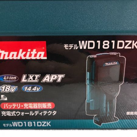  MAKITA マキタ 充電式ウォールディテクタ 取説・ケース付 WD181DZK