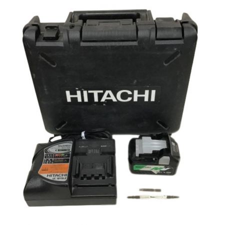  HITACHI 日立 コードレスインパクトドライバ 充電器・充電池２個・ケース付 WH36DA