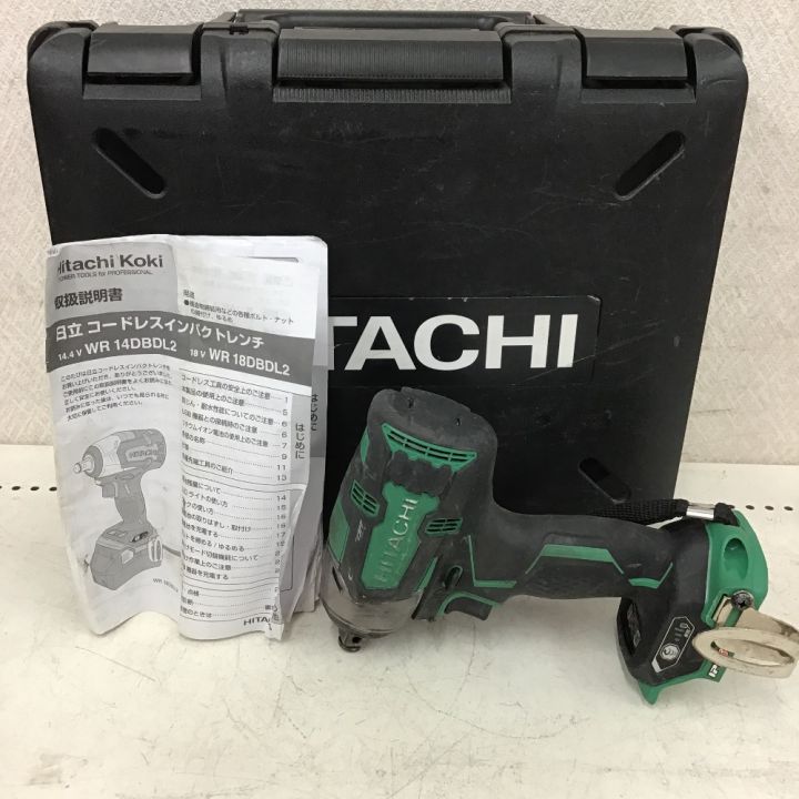 HITACHI 日立 充電式 インパクトレンチ 18V 取説・ケース付 WR18DBDL2｜中古｜なんでもリサイクルビッグバン