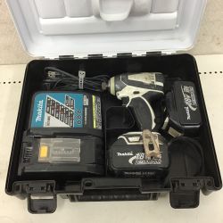 ◇◇ MAKITA マキタ インパクトドライバ　充電器・充電池２個・ケース付 TD146D Bランク