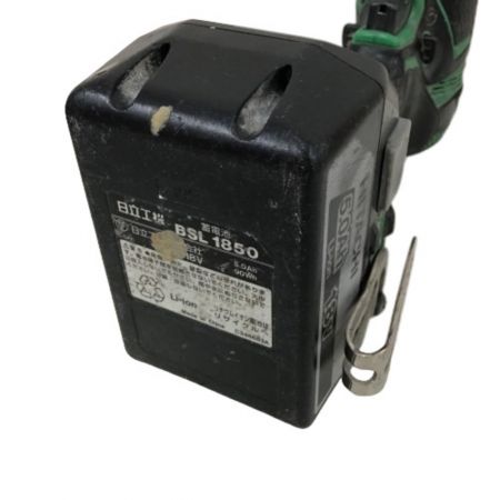  HITACHI 日立 コードレスインパクトドライバ　充電器・充電池２個付 WH18DDL