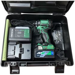 ЗЗ HiKOKI ハイコーキ 36v インパクトドライバ バッテリーｘ１ 充電器 ケース付 WH36DC グリーン Sランク