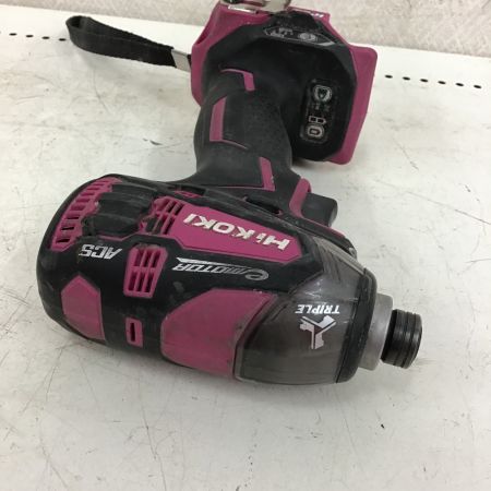  HiKOKI ハイコーキ 充電式 インパクトドライバ　パワフルレッド　本体のみ WH18DDL2