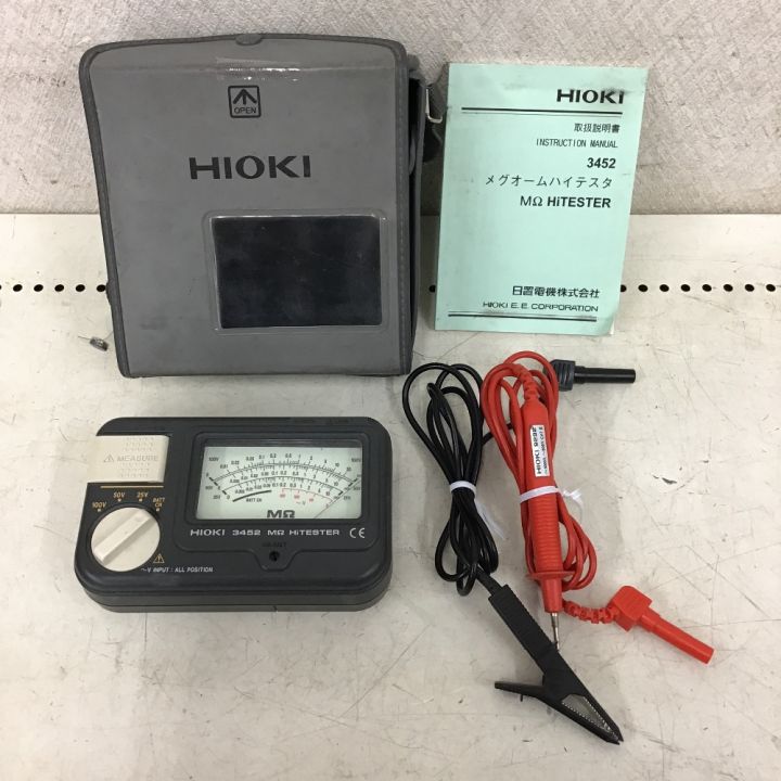 HIOKI 絶縁抵抗計 ハイテスタ 3452-11｜中古｜なんでもリサイクルビッグバン