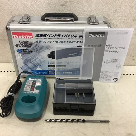  MAKITA マキタ 充電式 ペンドライバドリル　充電器・充電池・ケース・取説付 DF010D