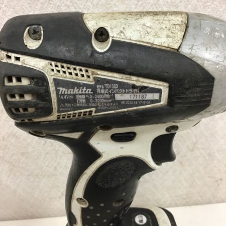  MAKITA マキタ 充電式 インパクトドライバ　充電器・充電池×2・ケース付 TD132D