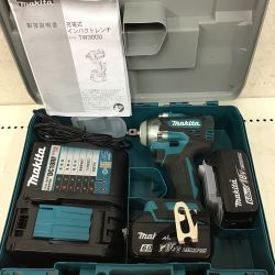◇◇ MAKITA マキタ インパクトレンチ 充電器・充電池×2・ケース付 TW300D Bランク